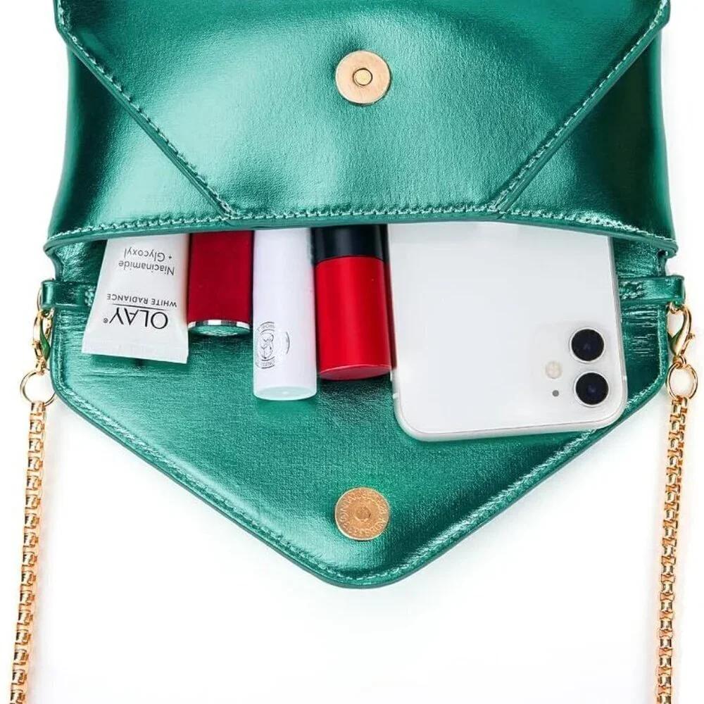 Evening Clutch Purse for Women Pu Leather Small Crossbody Gift